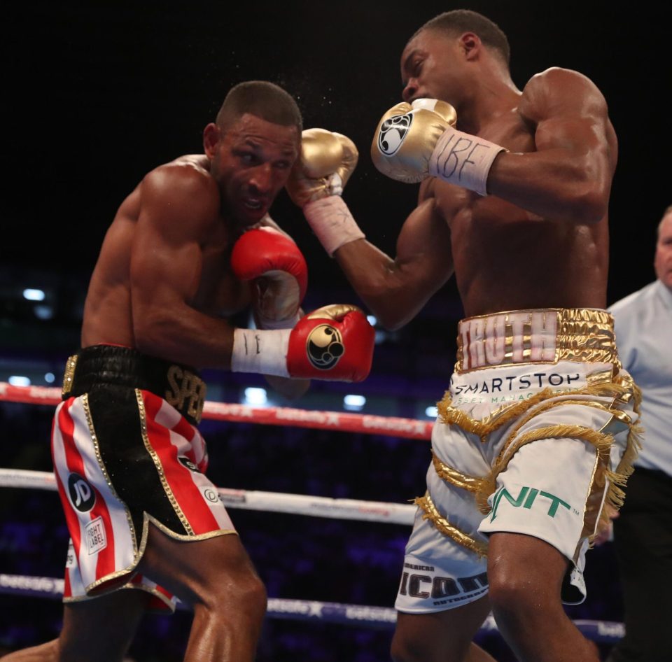 Errol Spence Jr stopped Brook in 11 rounds in 2017 