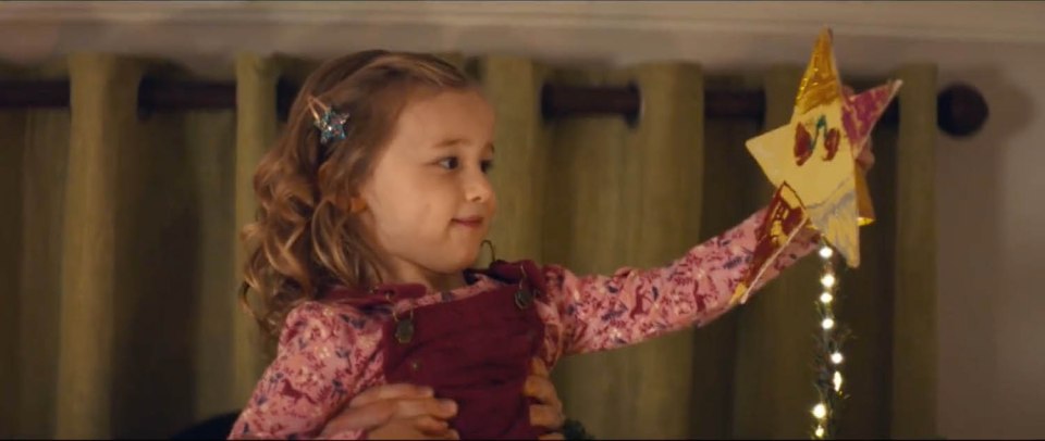 This little girl featured in an advert for one of the biggest supermarkets 