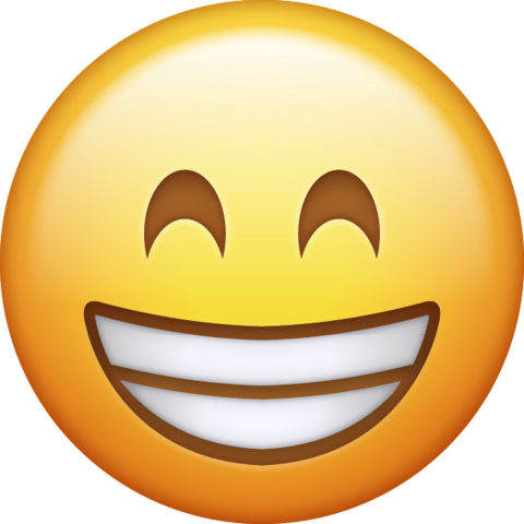  Show your pearly whites with this emoji