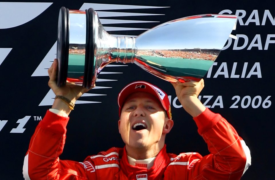 Michael Schumacher won seven world titles in his glittering career