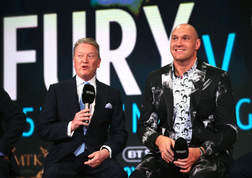 Frank Warren is growing increasingly confident Tyson Fury vs Anthony Joshua will happen next year