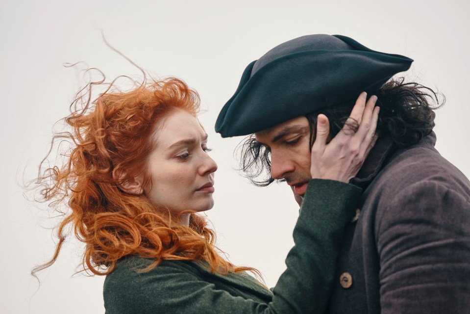 Eleanor Tomlinson says she became an agony for younger co-stars who had sex scenes in Poldark