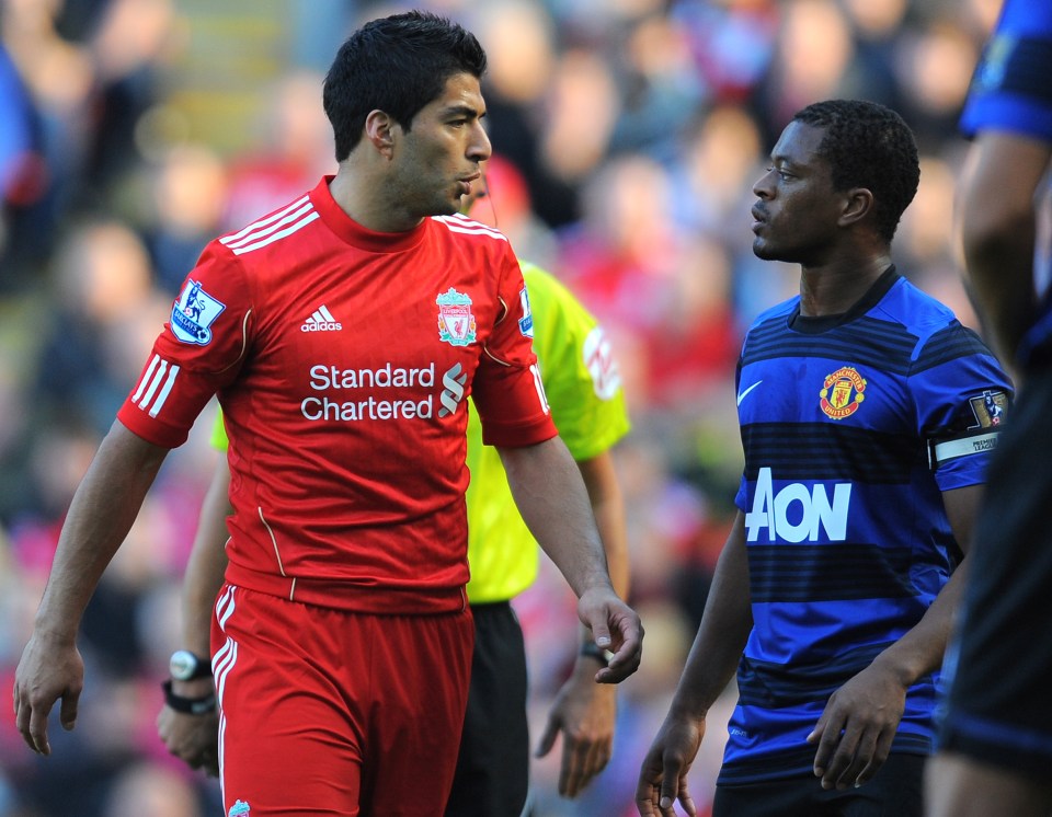 Luis Suarez was found guilty of aiming the same slur at Patrice Evra in 2011