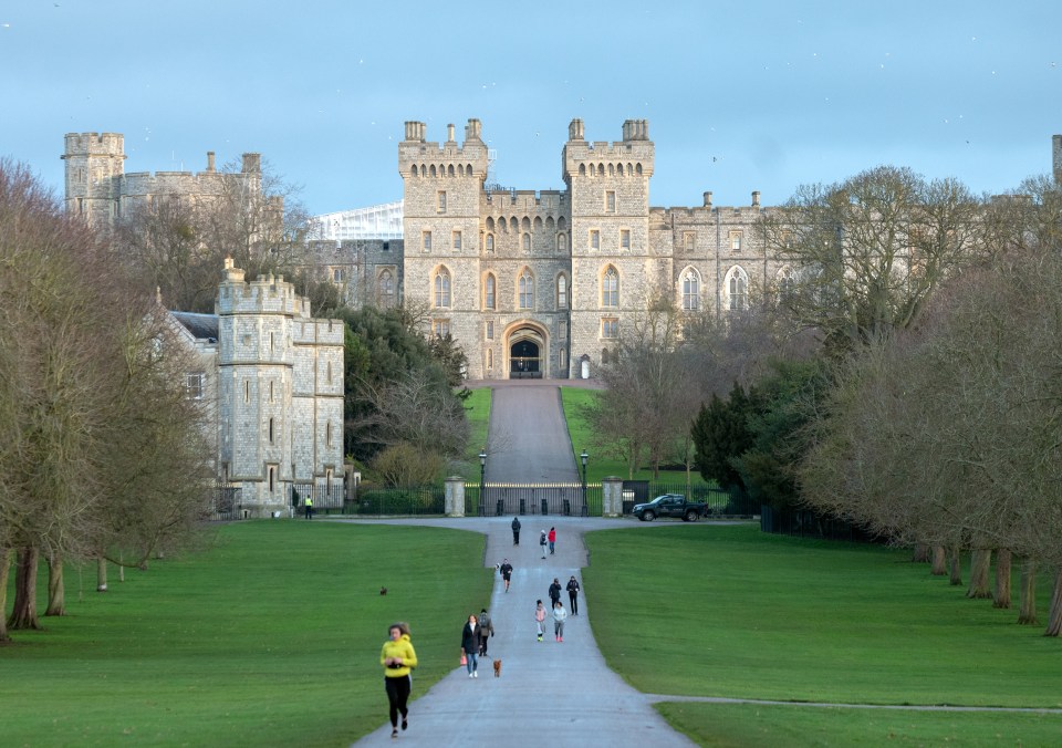 Eugenie and Jack are also less than a mile from Windsor Castle, where the Queen is spending lockdown with Prince Philip