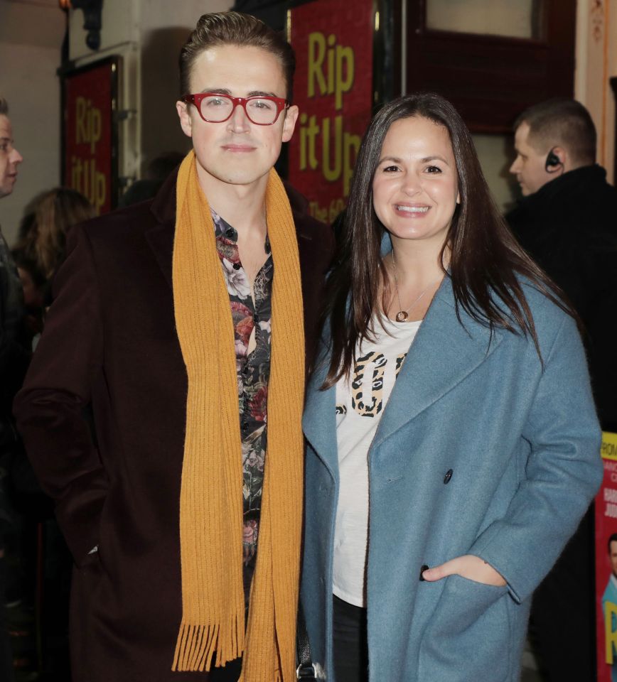 The I'm A Celeb campmate with her McFly star husband Tom Fletcher