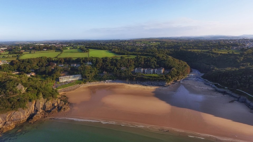 The two women were arrested after taking the four kids for a night swim at Caswell Bay near Swansea