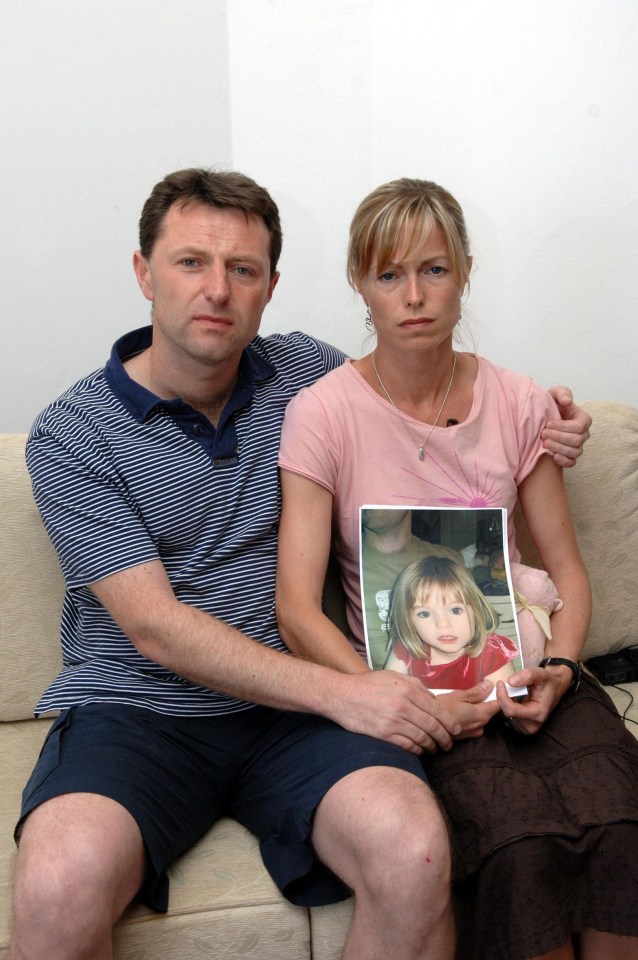 Madeleine McCann's parents Kate and Gerry have never given up hope