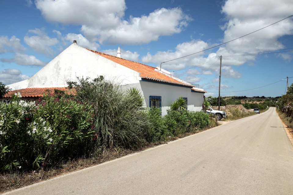 The house in Praia de Luz in which Christian B lived around the time of McCann’s disappearance