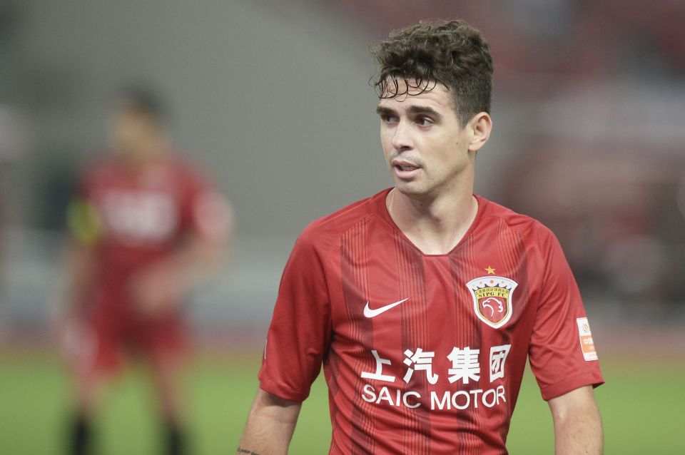 Shanghai SIPG splashed considerable cash on Brazilian playmaker Oscar