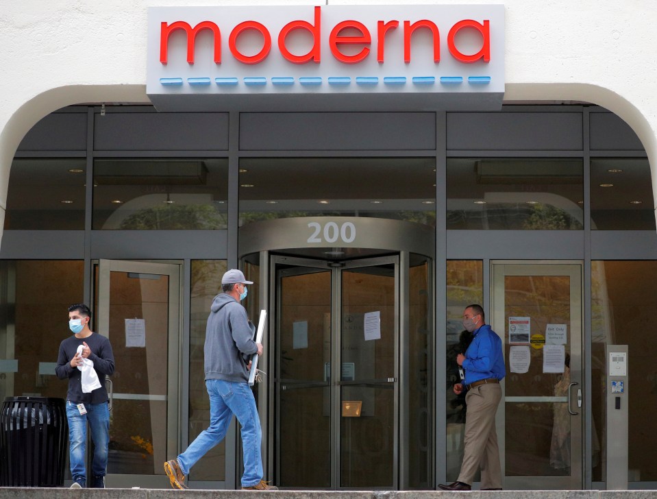 Moderna is using a relatively new facility in Norwood, Massachusetts to make the vaccine