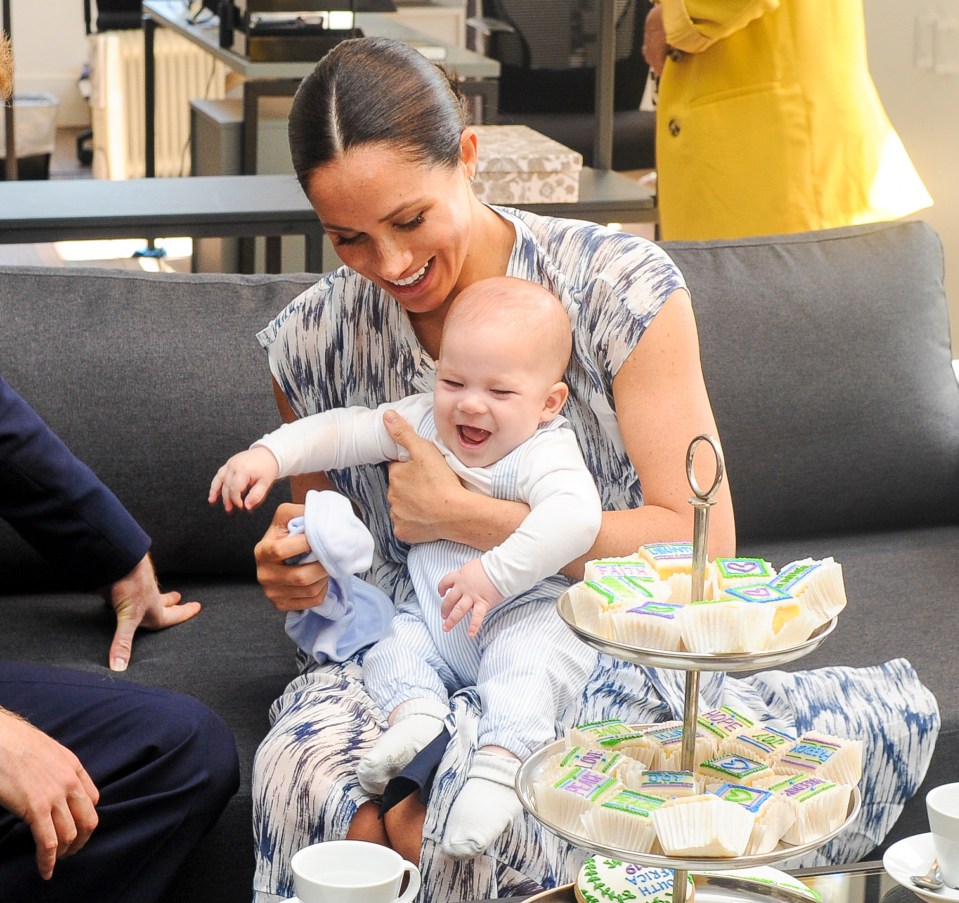 Meghan said she had been caring for Archie when she felt a sharp pain