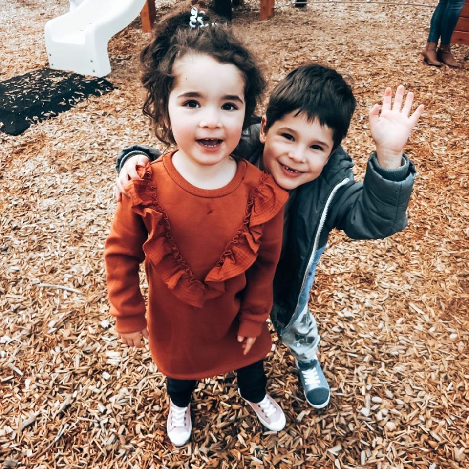 Laura is mum to Luca, six, Sofia, four, and two-year-old James