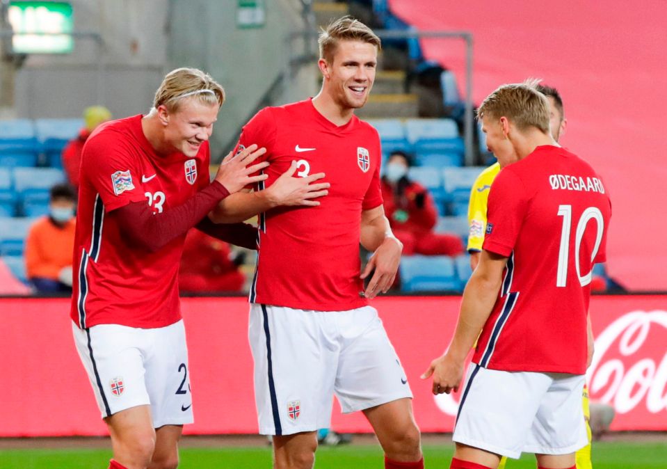 Martin Odegaard (right) is one of Norway's young players who couldn't qualify