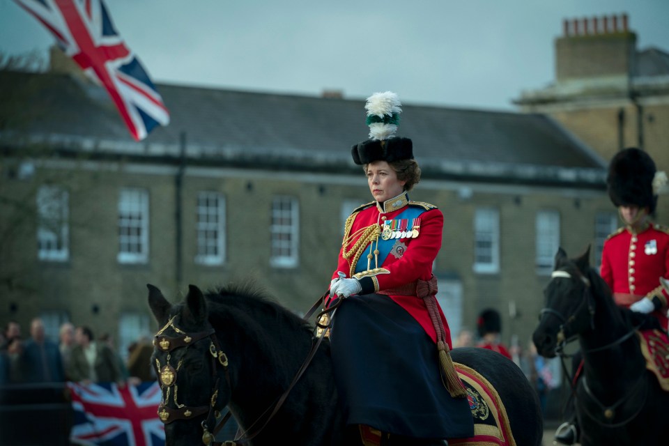 She stars alongside Olivia Colman who plays the Queen