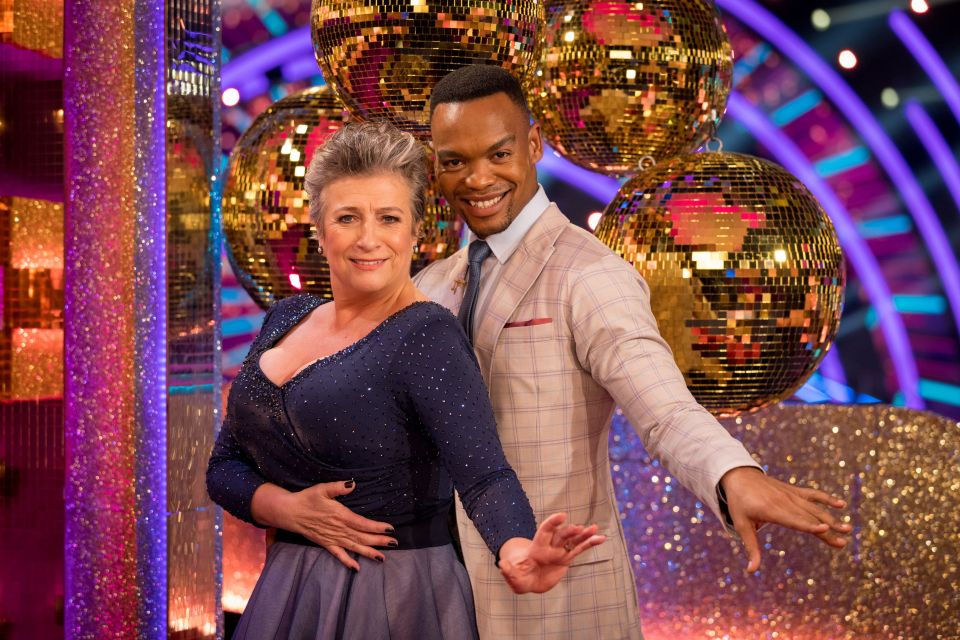 Caroline Quentin revealed she not only fears her dance partner Johannes Radebe dropping her - but weeing on him too