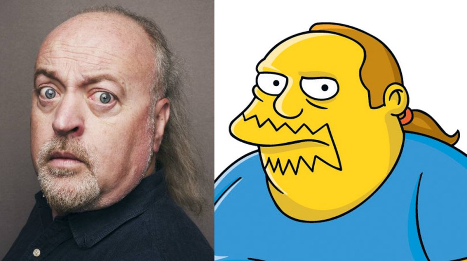 Our lookalike of the week is Strictly star Bill Bailey and The Simpsons character Comic Book Guy