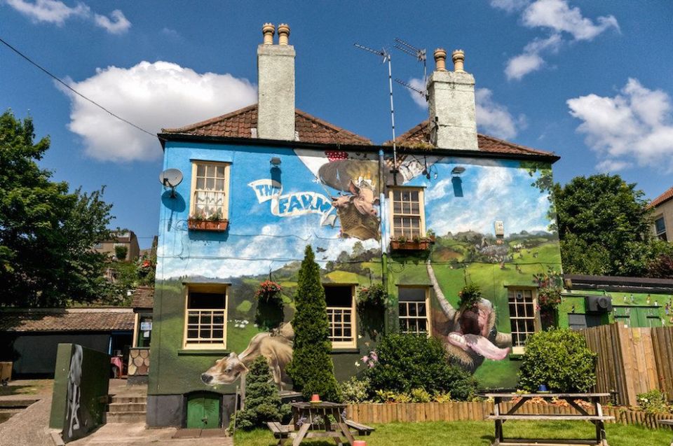 You can't miss this pub when you're walking past