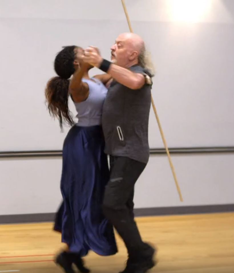 He wants partner Oti Mabuse to be hard on him during practice