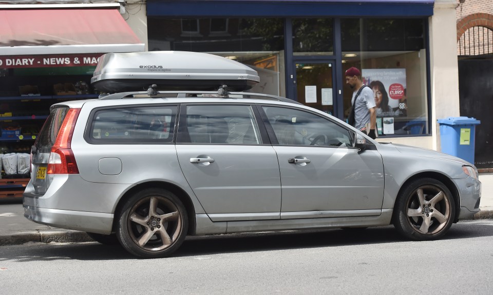 Kate's silver volvo was taken