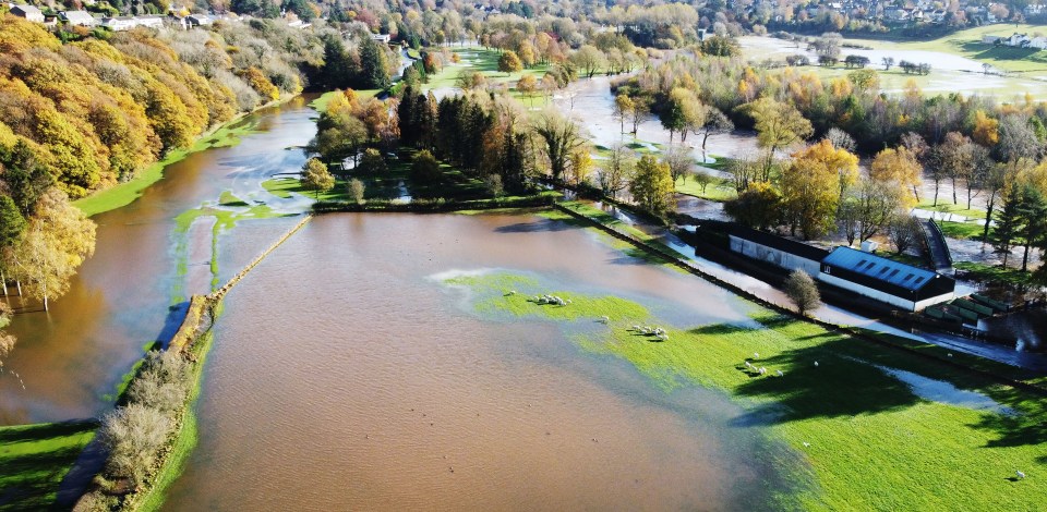 Ilkley golf club was flooded