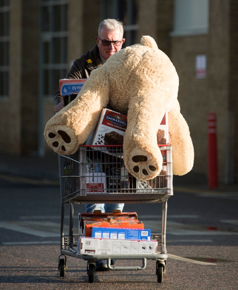 A man grabbed a cuddly toy in Watford