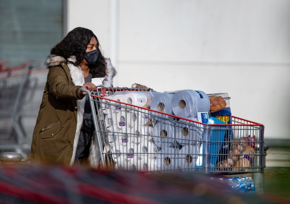 The restrictions in March led to supermarkets introducing rationing