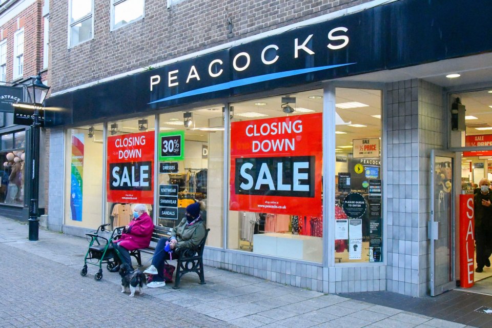 Peacocks and Jaeger are the latest businesses to fall into administration