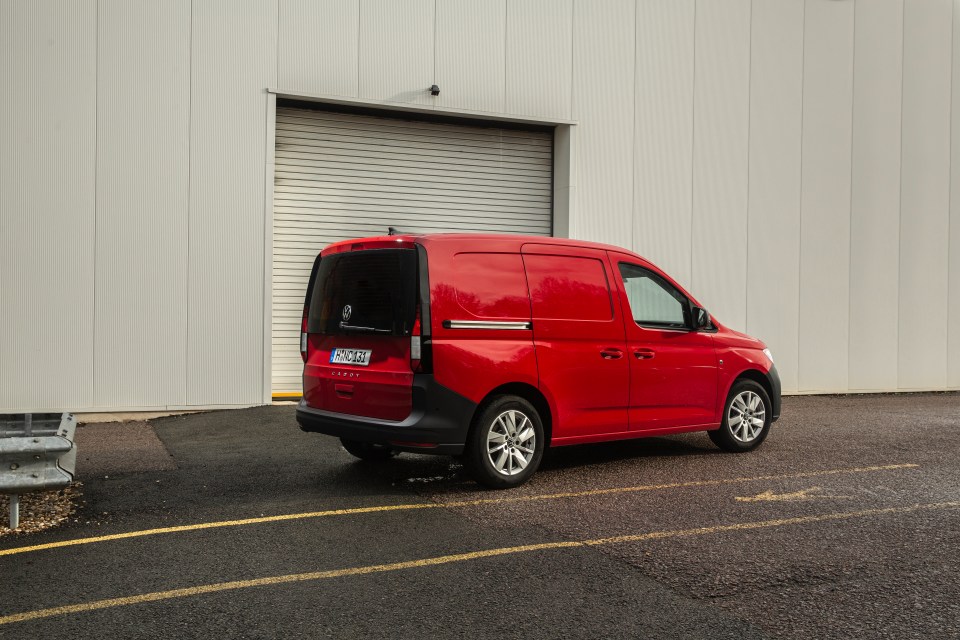 The new Caddy's  back as it’s a little wider than the previous van