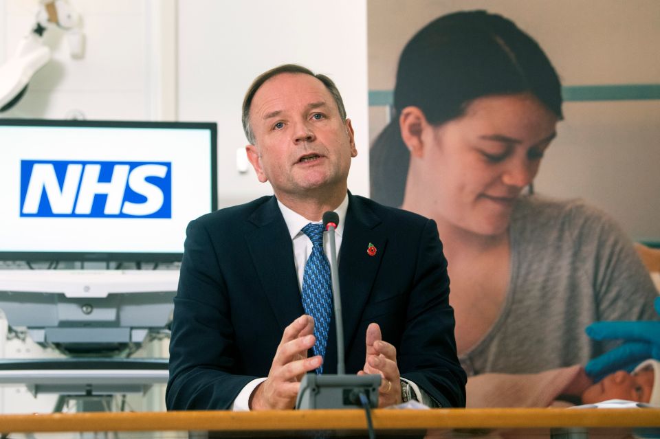 NHS boss Simon Stevens said the NHS would go up to its highest alert level tomorrow