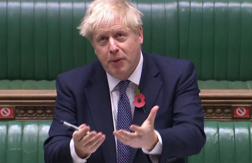 Boris said it was his intention to drive the R rate down during the second lockdown