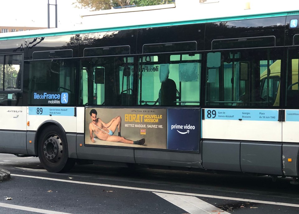 There have been calls for the poster campaign to be removed from the busses