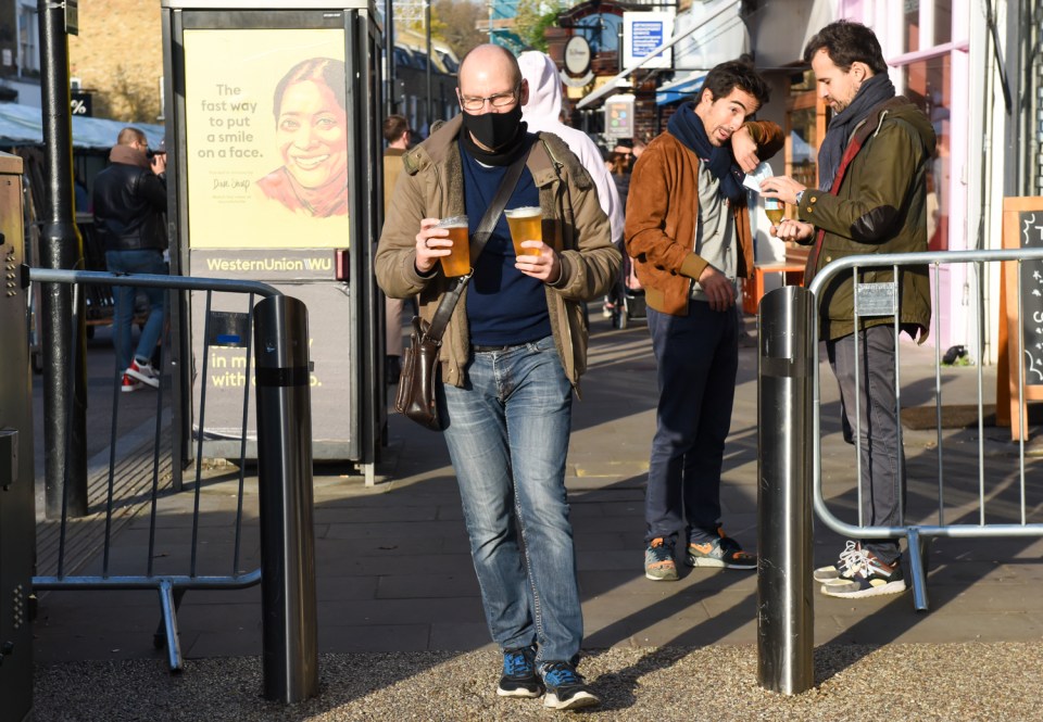 Many have enjoyed takeaway pints during lockdown, taking advantage of a loophole which allows pubs to continue to serve drinks