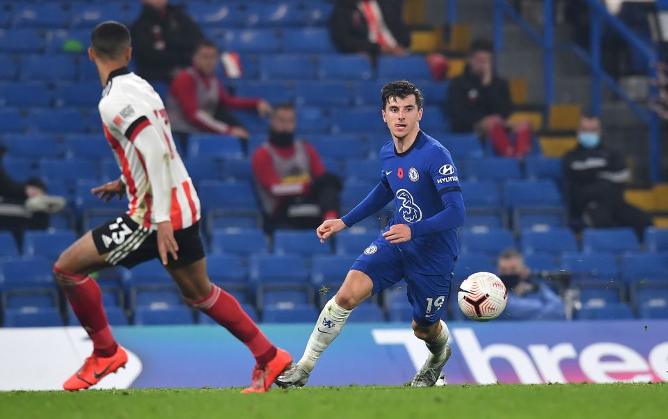 Mason Mount had a deeper role in midfield against Sheffield United