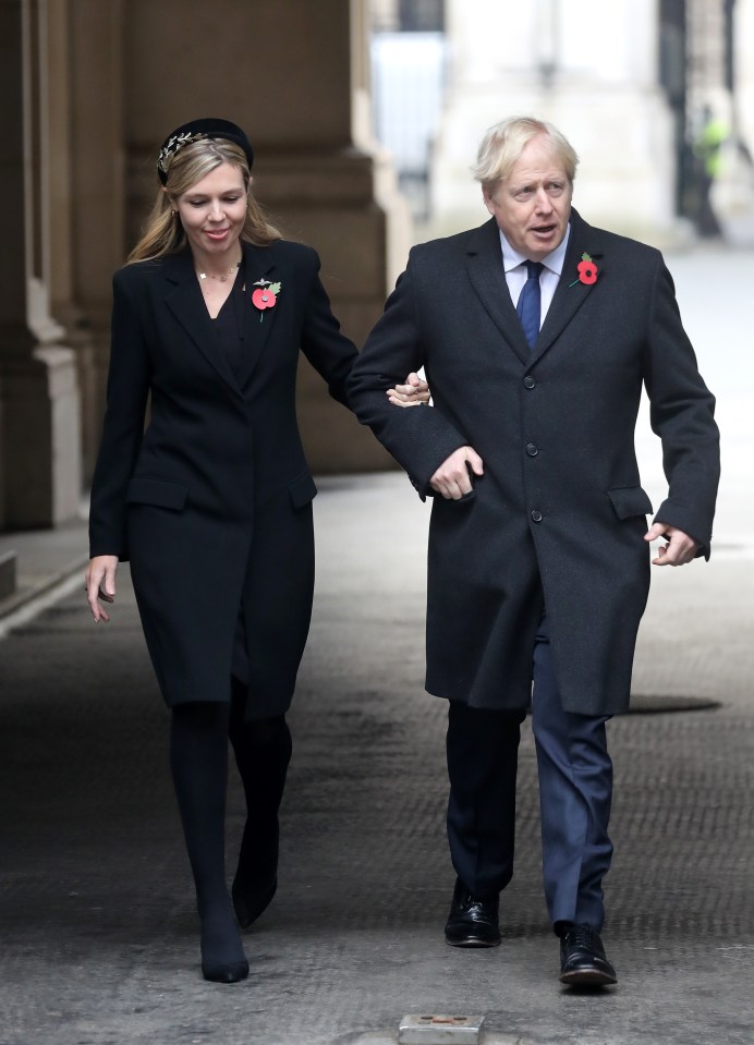 Boris Johnson is claimed to have confronted Dominic Cummings with text messages sent about Carrie Symonds