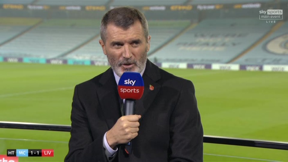 Roy Keane said he was 'worried' about Sergio Aguero