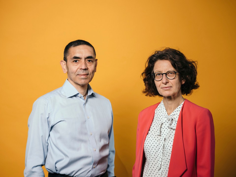 Dr. Ugur Sahin, CEO, and Dr. Özlem Türeci, the husband and wife behind the Covid vaccine that could change the world