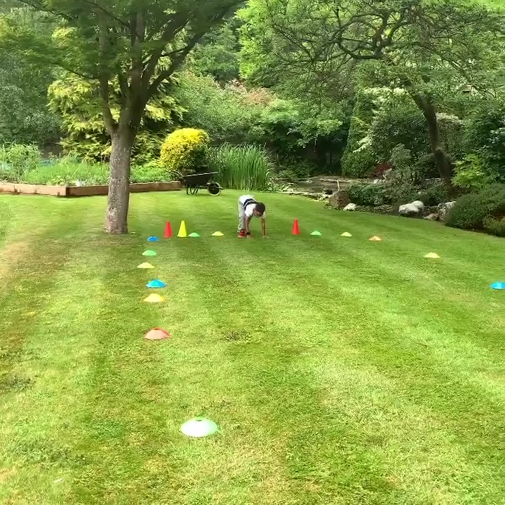 Their large garden is perfect for games