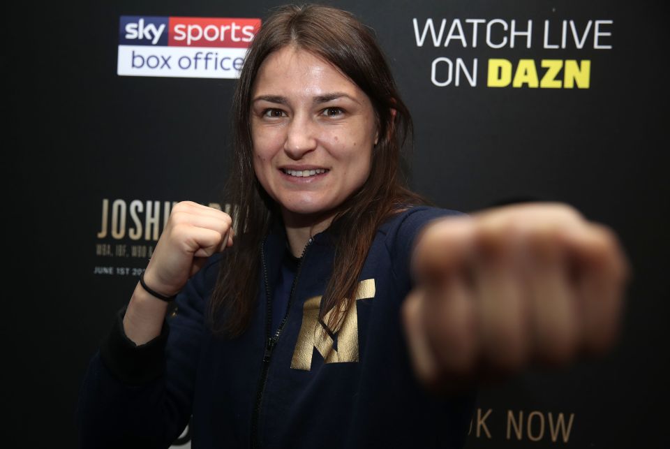 Katie Taylor vowed to keep standing up for equality in boxing as she prepares to defend her world title