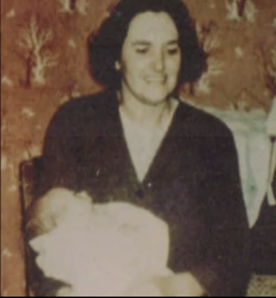 Kathleen with the infant Peter 