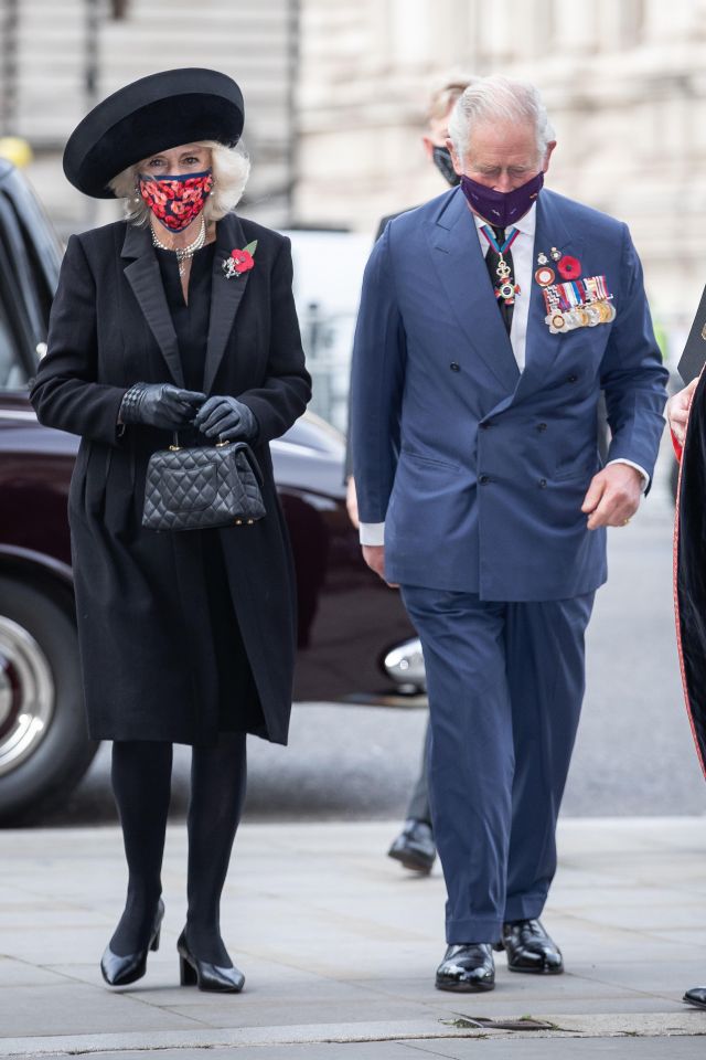 Charles and Camilla arrive at Westminster Abbey