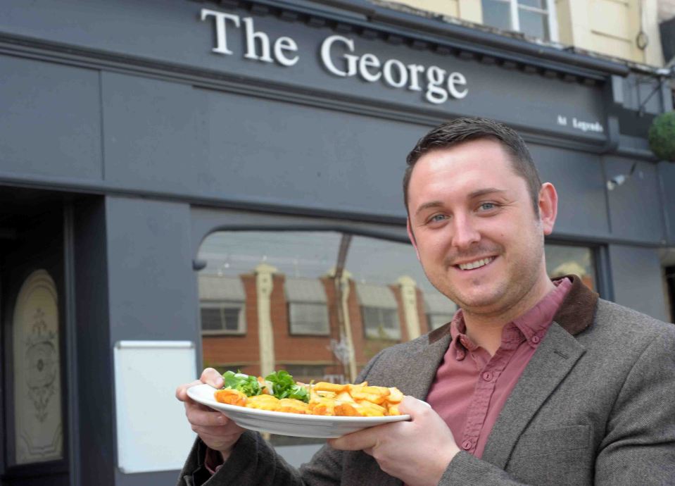 Craig Harker, runs The George Pub and Grill in Stockton-on-Tees, Co Durham