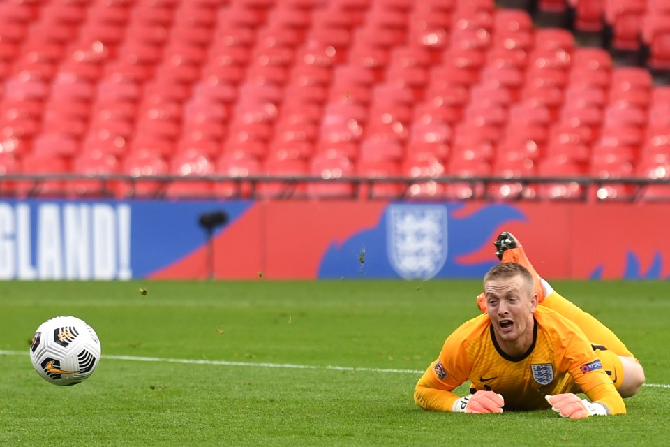 Jordan Pickford had little chance with both goals as Belgium beat England 2-0 in the Nations League on Sunday