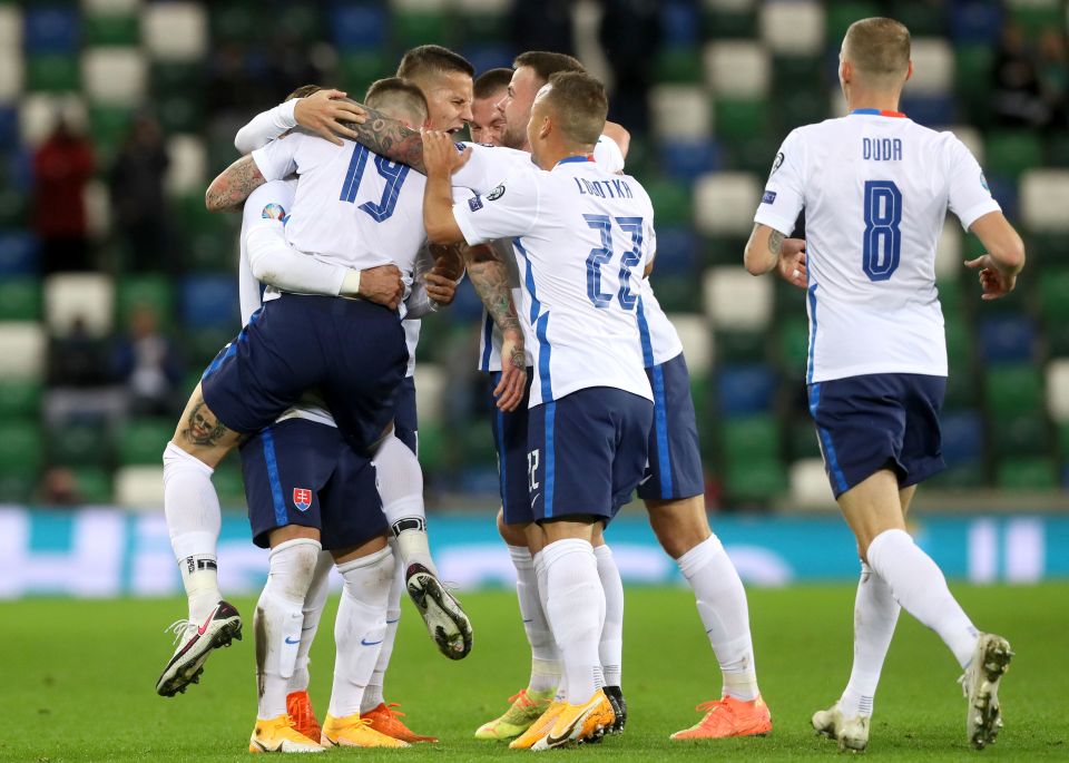 Slovakia were thrilled at booking their place in next summer's European finals