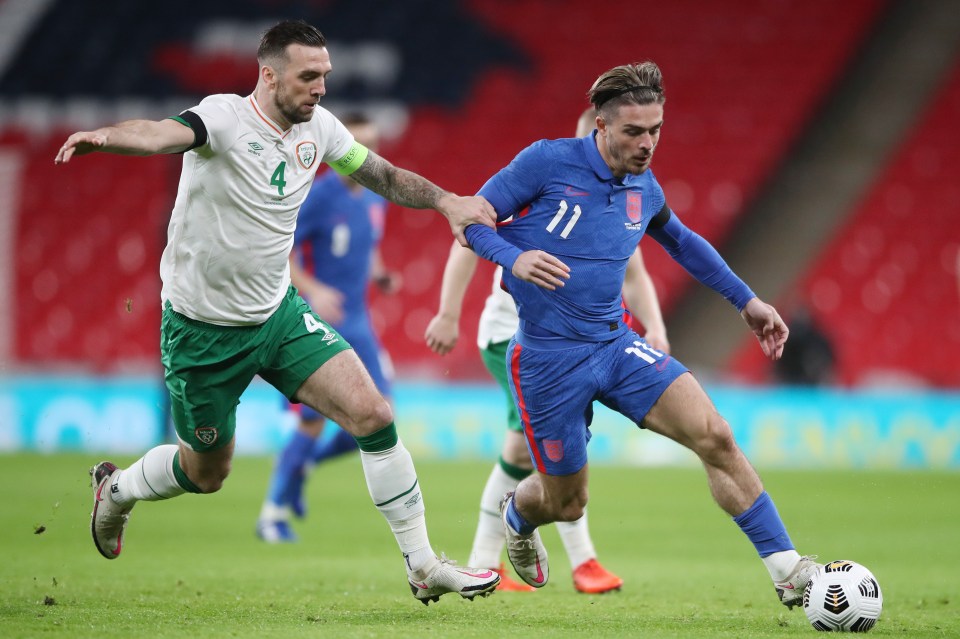 Grealish recently played for England against the Boys in Green