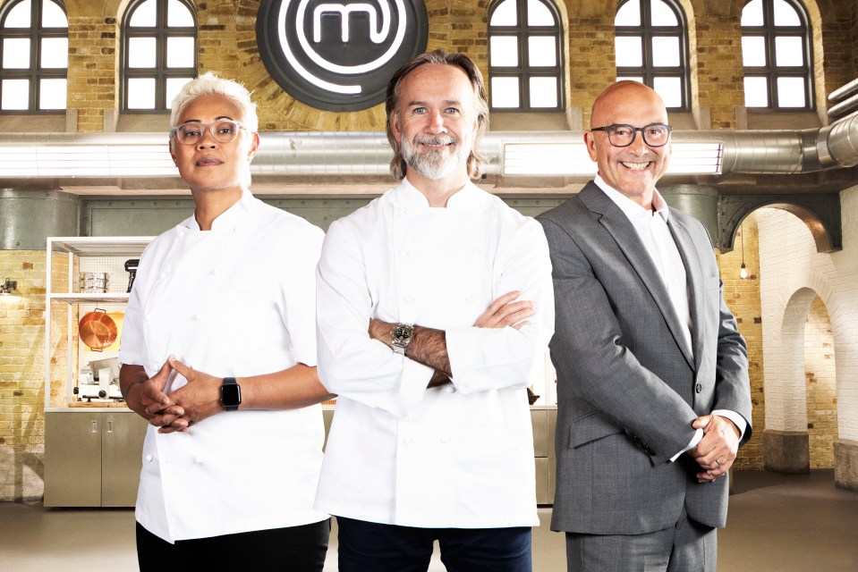 Gregg Wallace, Marcus Wareing and Monica Galetti were seen testing a fresh batch of professional chefs