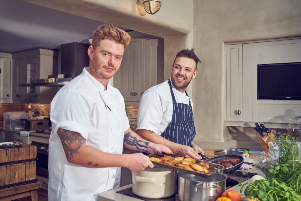 Heston's son Jack, left, has started the cooking venture with his chef partner Scott Perkins