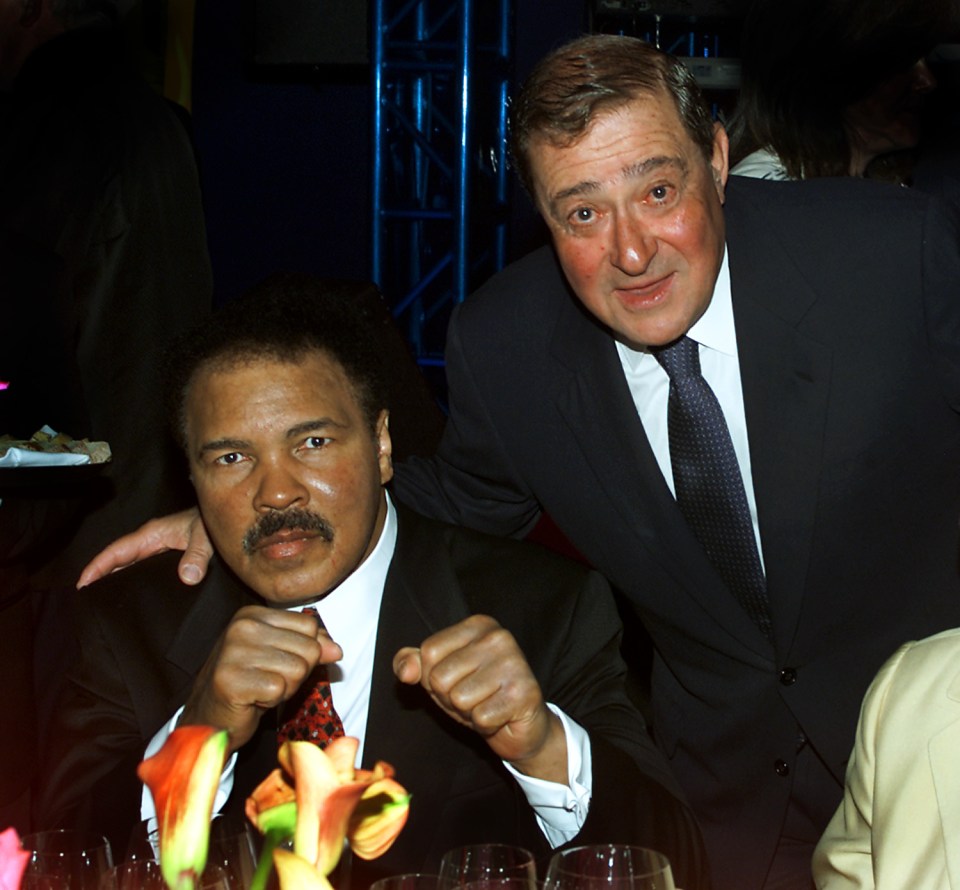 Arum with legendary heavyweight Muhammad Ali