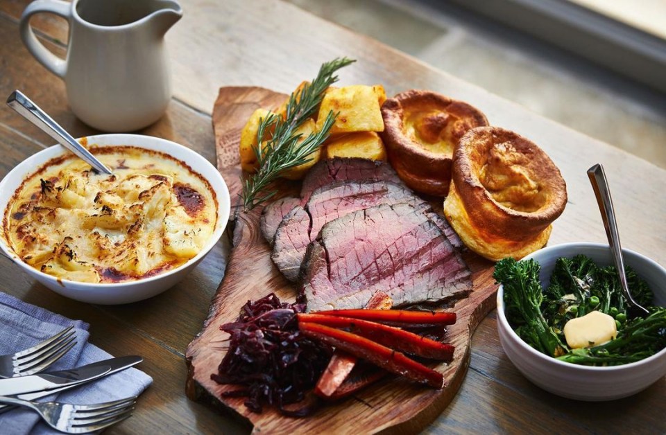 Roast dinners from the young chef's company cost £28.50