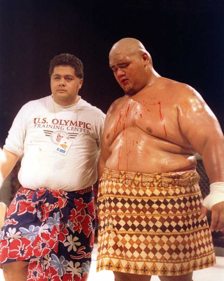 Sumo wrestler Teila Tula featured at UFC 1