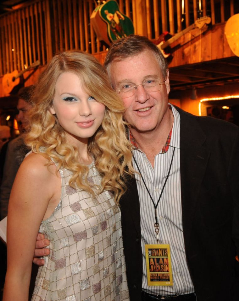 Taylor's dad Scott bought a stake in the company that signed her